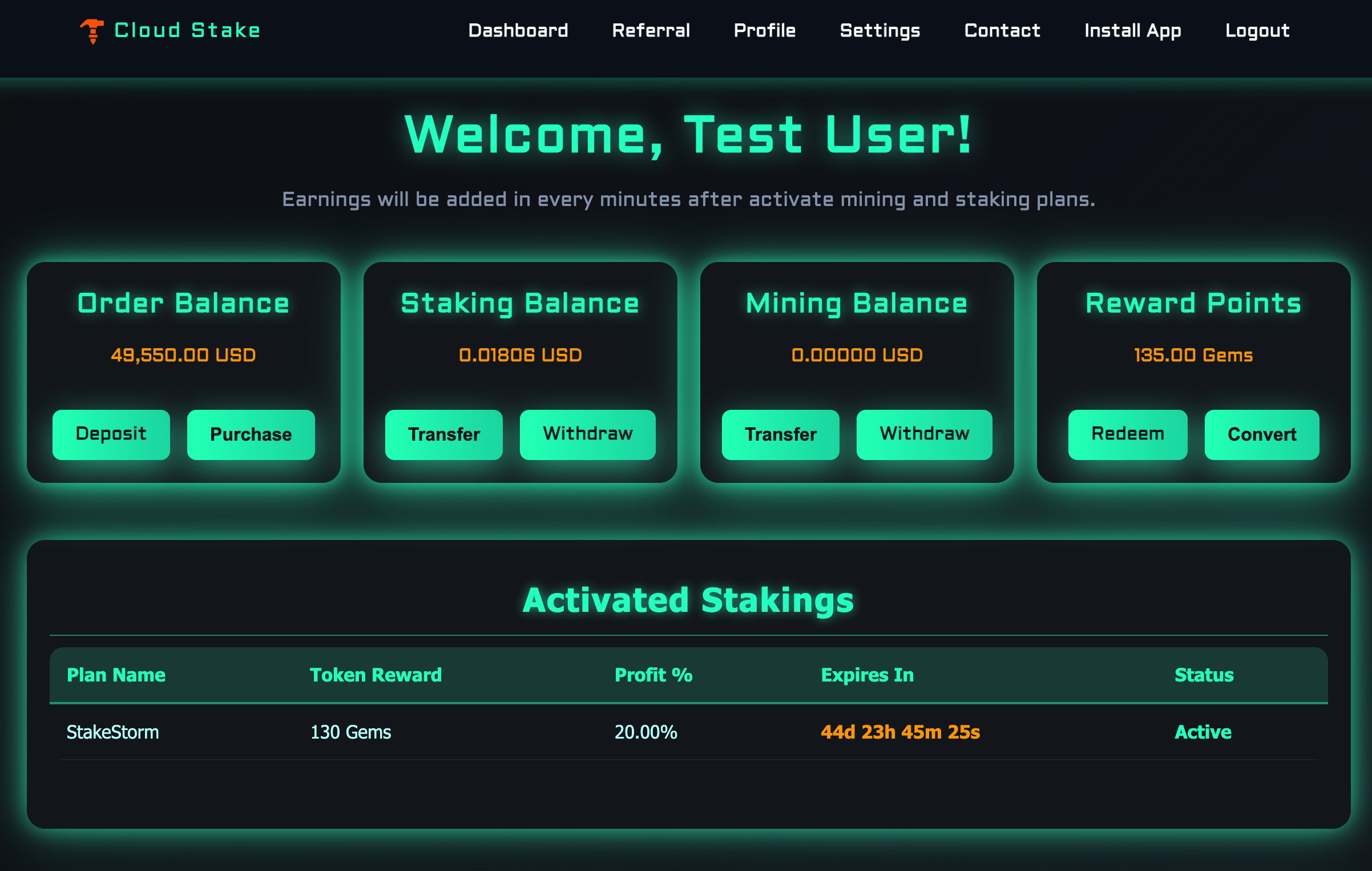 Dashboard Preview